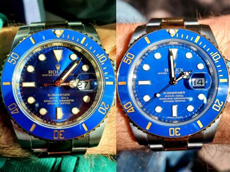 sunburst vs flat blue 116618 rolex|rolex bluesy vs sunburst.